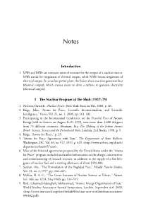 Introduction 1 the Nuclear Program of the Shah (1957–79)