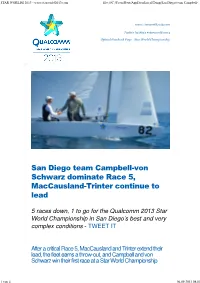 STAR WORLDS 2013 - File:///C:/Users/Beat/Appdata/Local/Temp/San Diego Team Campbell