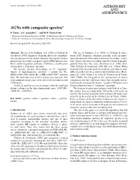 Agns with Composite Spectra? P