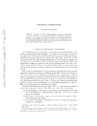 Arxiv:1506.05408V1 [Math.AT]
