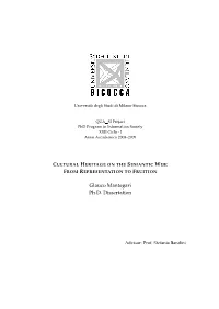 Cultural Heritage on the Semantic Web: from Representation to Fruition