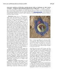 Geologic Mapping of the King Crater Region with an Emphasis on Melt Pond Anatomy — Evidence for Subsurface Drainage on the Moon