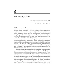 Processing Text