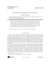 RELATIONAL PARAMETRICITY and CONTROL 1. Introduction the Λ
