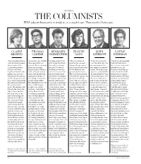 The Columnists Wsj