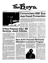 Commuters Will Sue Ask Equal Protection