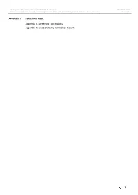 SCREENING TOOL Appendix I1