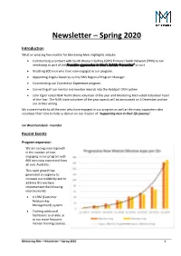 Spring 2020 Newsletter