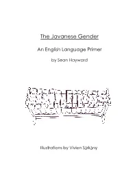 Primer for Javanese Gender