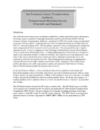 Sfcta Summary