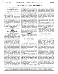 Extensions of Remarks E1061 EXTENSIONS of REMARKS