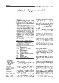 Analysis of Acid-Labile Subunit and Its Usefulness in Pediatrics