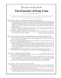 The Discovery of Deep Time Sketches of Geologic Development