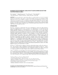 649 Bayesian Spatiotemporal Analysis of Radiocarbon