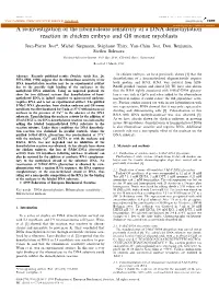 A Re-Investigation of the Ribonuclease Sensitivity of a DNA Demethylationprovided by Elsevier - Publisher Connector Reaction in Chicken Embryo and G8 Mouse Myoblasts