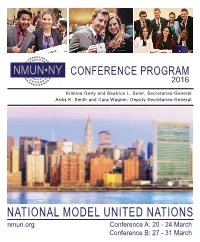 Conference Program 2016