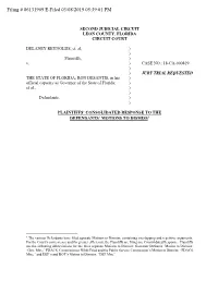Filing # 86131909 E-Filed 03/08/2019 05:39:01 PM