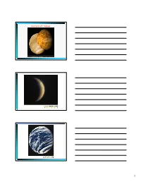 Lecture 21: Venus