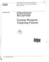 Nuclear Weapons Targeting Process