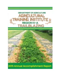 Organic Agriculture (OA) Program
