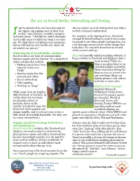 The 411 on Social Media, Networking and Texting