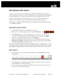 Get Started with Zotero