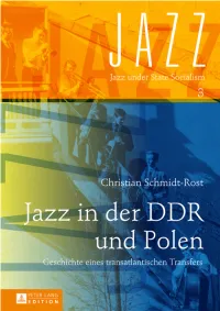 Jazz in Der DDR Und Polen