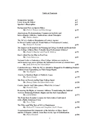 1 Table of Contents