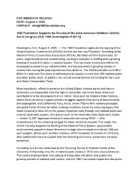 FOR IMMEDIATE RELEASE DATE: August 4, 2​020