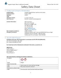 Safety Data Sheet
