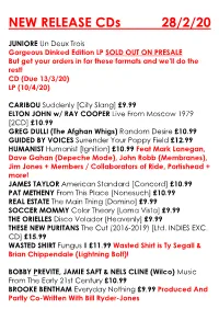 Spillers Records New Release List 28 Feb 2020