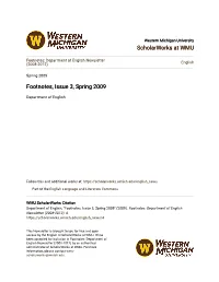 Footnotes, Issue 3, Spring 2009