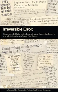 Irreversible Error