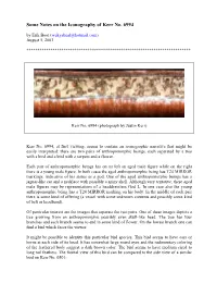 Some Notes on the Iconography of Kerr No. 6994 by Erik Boot (Wukyabnal@Hotmail.Com) August 5, 2003