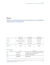 2020 Status Report on the Implementation of the TAF