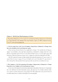 Chapter 6. Relief from Disadvantageous Actions
