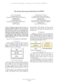 The Network Data Storage Model Based on the HTML