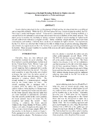 A Comparison of In-Flight Refueling Methods for Fighter Aircraft: Boom-Receptacle Vs