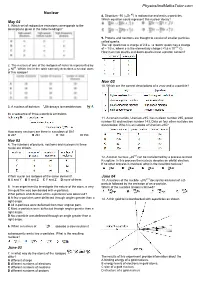 Nuclear Nov 03 Physicsandmathstutor.Com
