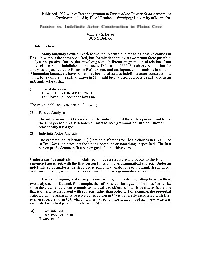 Passive Vs. Indefinite Actor Construction in Plains Cree Matthew S