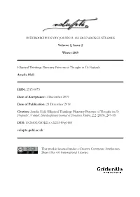 Planetary Patterns of Thought in De Profundis
