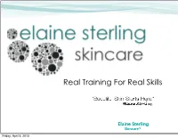 Real Training for Real Skills