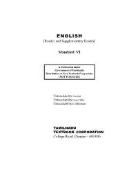 ENGLISH [Reader and Supplementary Reader]