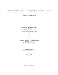 Grassland Birds Community Dynamics, Resource Selection, and Nest
