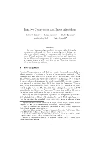 Iterative Compression and Exact Algorithms