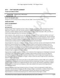 SCR 3 Preliminary