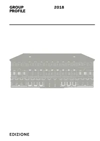 EDIZIONE Group Profile 2018