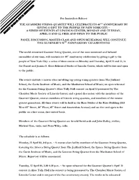 For Immediate Release