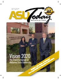 Vision 2020 the Transformation of Alabama State University