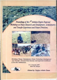 Workshop on Potato Research and Development: Achievements and Transfer Experiences and Future Directions